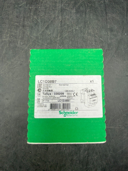 NEW SCHNEIDER ELECTRIC LC1D38B7 TESYS 035209 CONTACTOR - KLR Automation