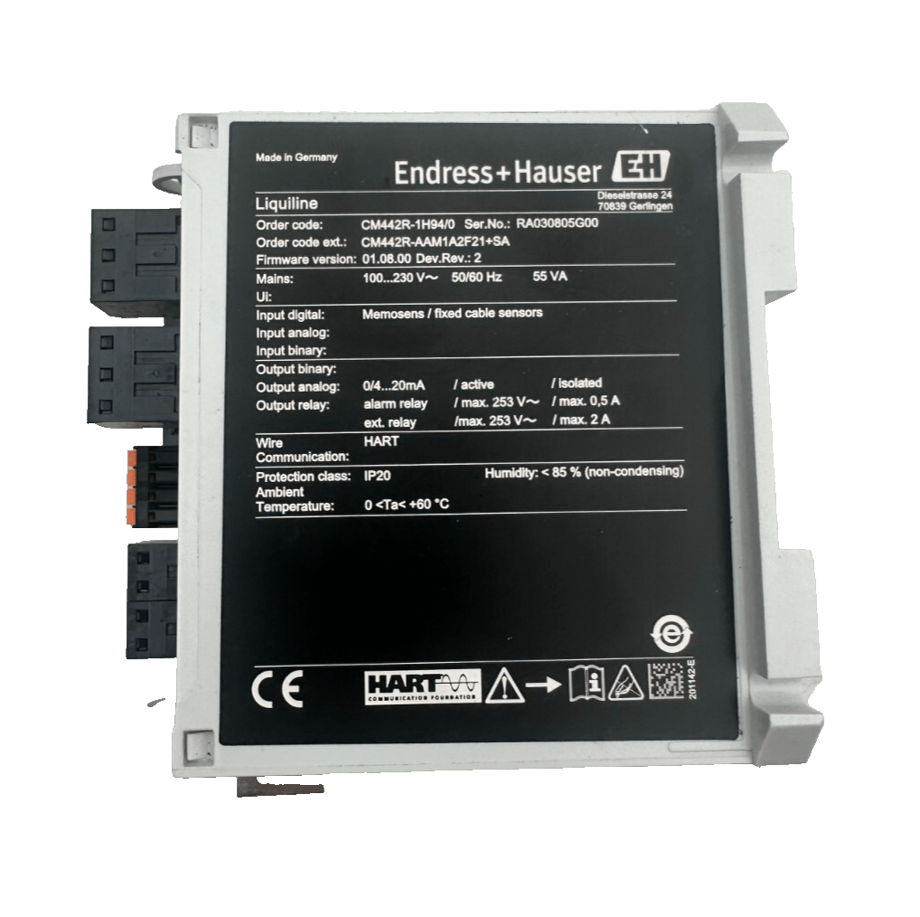 ENDRESS+HAUSER CM442R - 1H94/0 CM442R - AAM1A2F21+SA FIRM. 01.08.00 REV2 TRANSMITER - KLR Automation