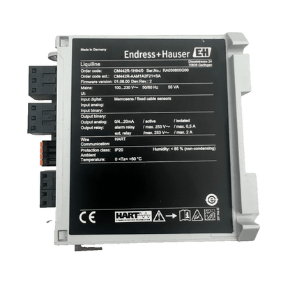 ENDRESS+HAUSER CM442R - 1H94/0 CM442R - AAM1A2F21+SA FIRM. 01.08.00 REV2 TRANSMITER - KLR Automation