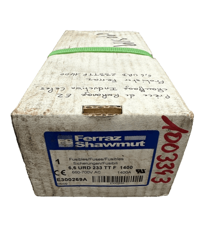 FERRAZ SHAWMUT E300269A 6,6 URD 233 TT F 1400 FUSIBLES 660 - 700V AC x1pc - KLR Automation