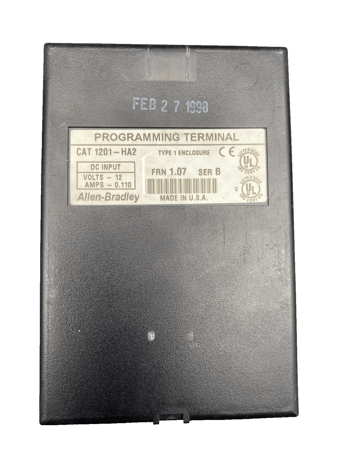 ALLEN - BRADLEY 1201 - HA2 PROGRAMMING TERMINAL FRN 1.07 SERIE B - KLR Automation