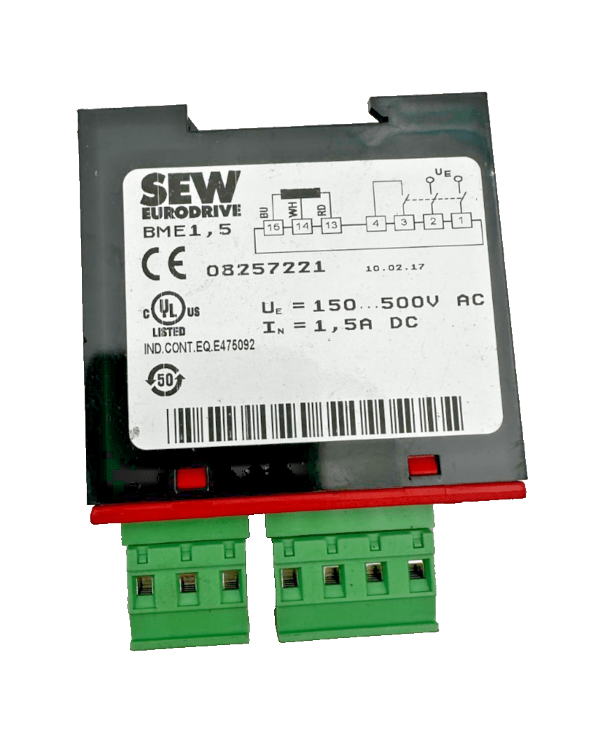 SEW EURODRIVE BMS1,5 08258023 + BME1,5 08257221 REDRESSEUR DE FREIN - KLR Automation