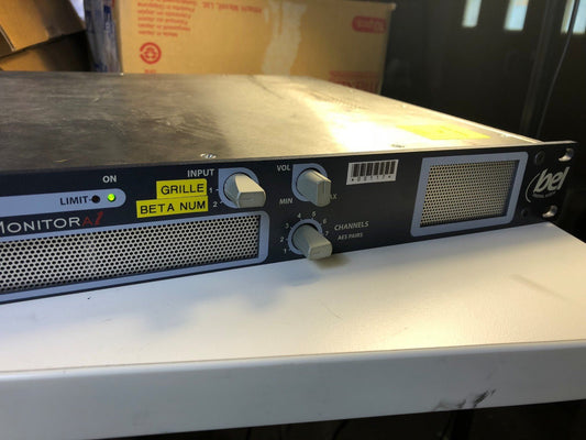 BEL BM - A1 - 2SHD Monitor A1 SERIES 2 - SHD MKII - 1U 2 Channel Audio SDI/HD/3G - KLR Automation