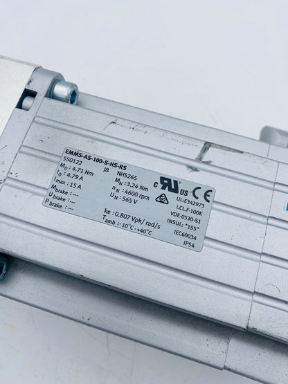 FESTO Servomoteur EMMS-AS-100-S-HS-RS 550122 + Neugart 42631
