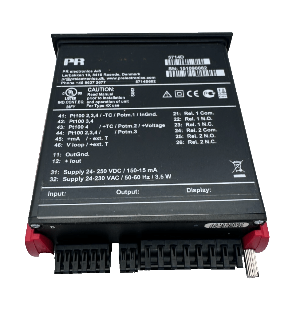 PR ELECTRONICS 5714D PROGRAMMABLE LED INDICATOR NEW OPEN BOX - KLR Automation