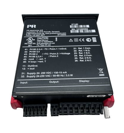 PR ELECTRONICS 5714D PROGRAMMABLE LED INDICATOR NEW OPEN BOX - KLR Automation