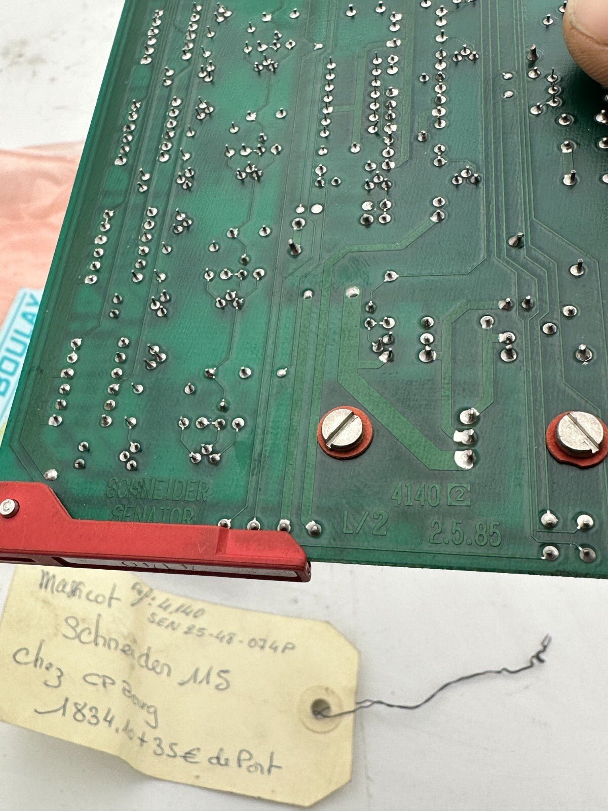 SCHNEIDER 115 SENATOR 4140 111020058 25.48.074P - 1RP Analog Plug In Board - KLR Automation