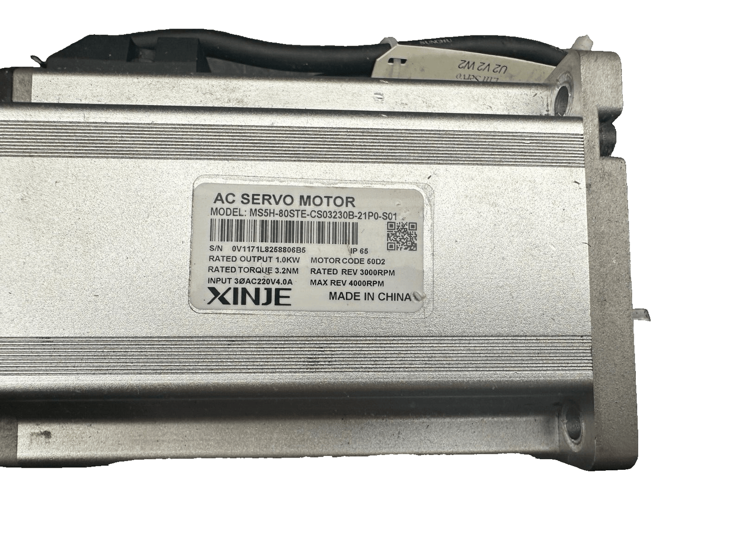 XINJE MS5S - 80STE - CS03230B - 21P0 - S01 AC SERVO MOTOR - KLR Automation