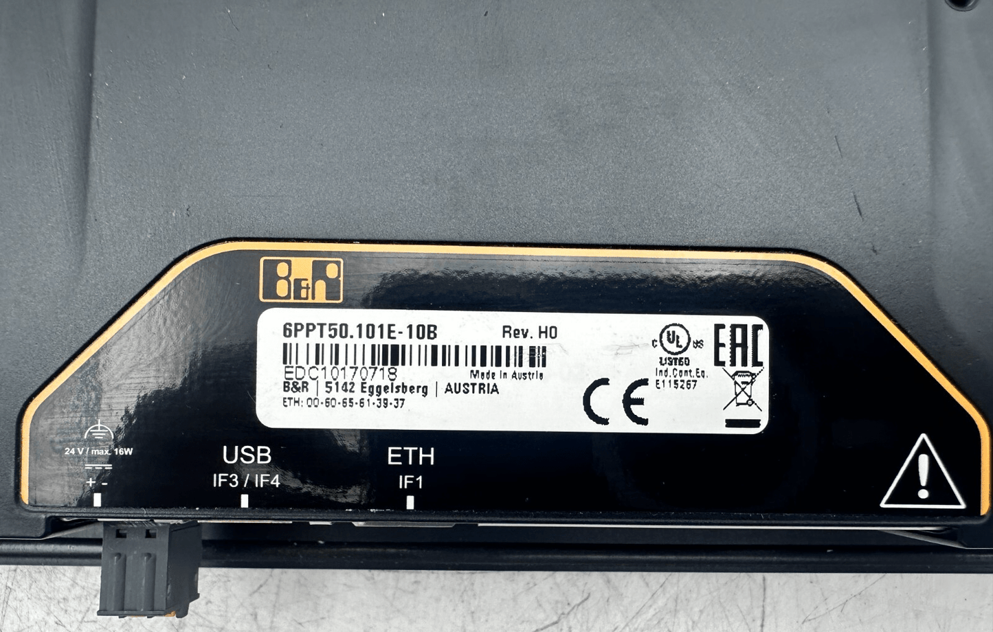 B&R 6PPT50.101E - 10B REV H0 PANNEAU D'ALIMENTATION - KLR Automation