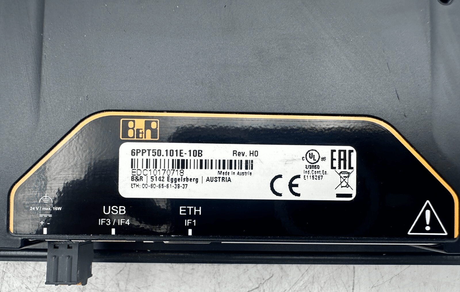 B&R 6PPT50.101E - 10B REV H0 PANNEAU D'ALIMENTATION - KLR Automation