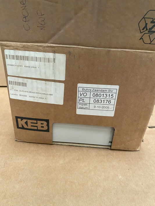 KEB Servo Drive F5 05.F5.S1A - 2E2A 05F5S1A - 2E2A OLD STOCK NEW - KLR Automation