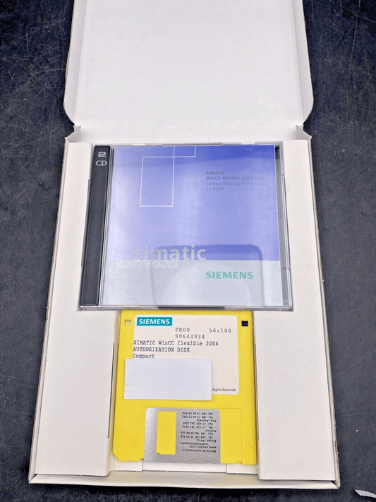 SIEMENS SOFTWARE SIMATIC WINCC FLEXIBLE 2004 SP1 COMPACT 6AV6611 - 0AA01 - 0AA0 - KLR Automation