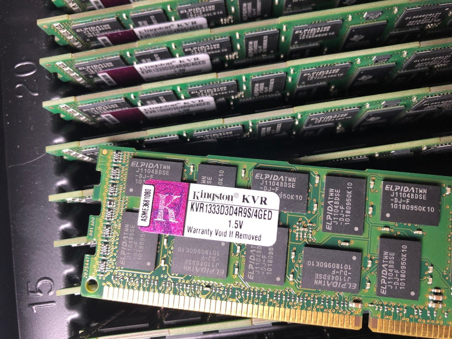 2 x 4GB Kingston KVR1333D3D48R9S/4GED Value RAM KVR 8GB PC Server RAM 1,5V PC3 - KLR Automation