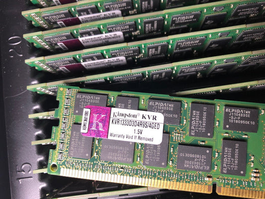 2 x 4GB Kingston KVR1333D3D48R9S/4GED Value RAM KVR 8GB PC Server RAM 1,5V PC3 - KLR Automation