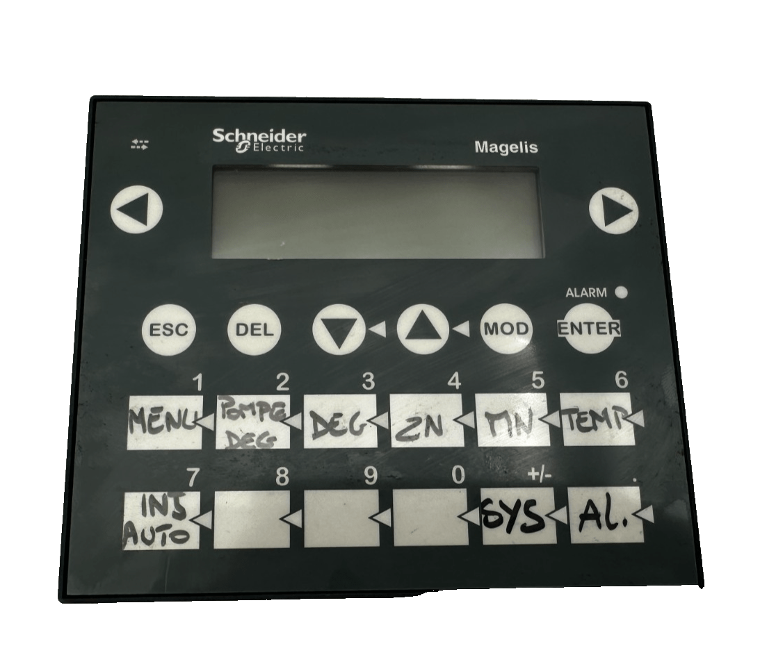 SCHNEIDER ELECTRIC XBT - R411 MAGELIS 24V 5W PV:03 RL:01 SV:4.5 SMALL PANEL KEYPAD - KLR Automation