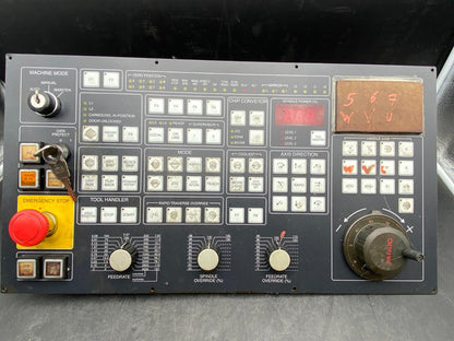 FANUC Control panel A860 - 0202 - T001 Board +. 2 x A20B - 2002 - 0470/08B - KLR Automation