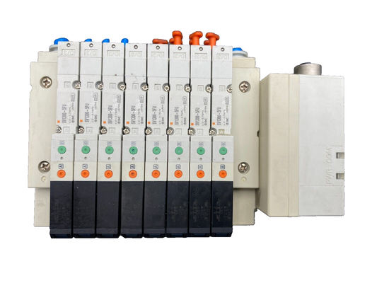 SMC SV1300-5FU x8pc + SS5V1-QCR167 + EX500-S001 SOLEINOID VALVE