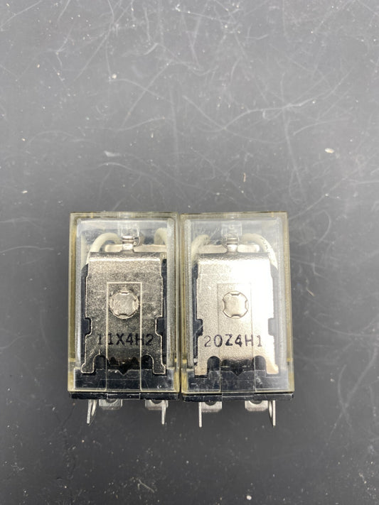 LOT OF 2 OMRON LY2 24 VDC RELAY