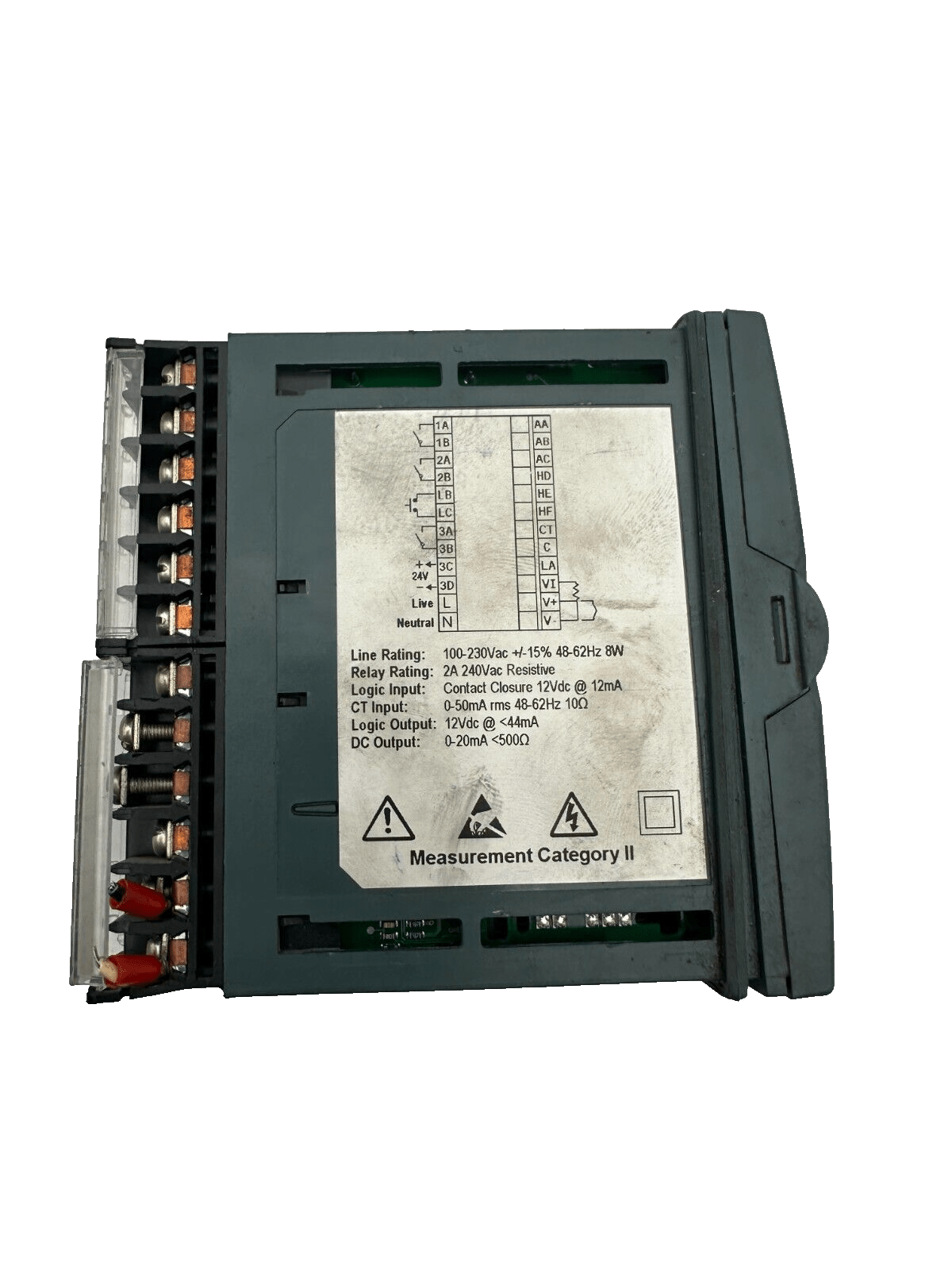 EUROTHERM 3208 3208/CC/VH/RRRX/X/XXX/G/SPA/SPA/XXXXX/XXXXX TEMP. CONTROLLER - KLR Automation