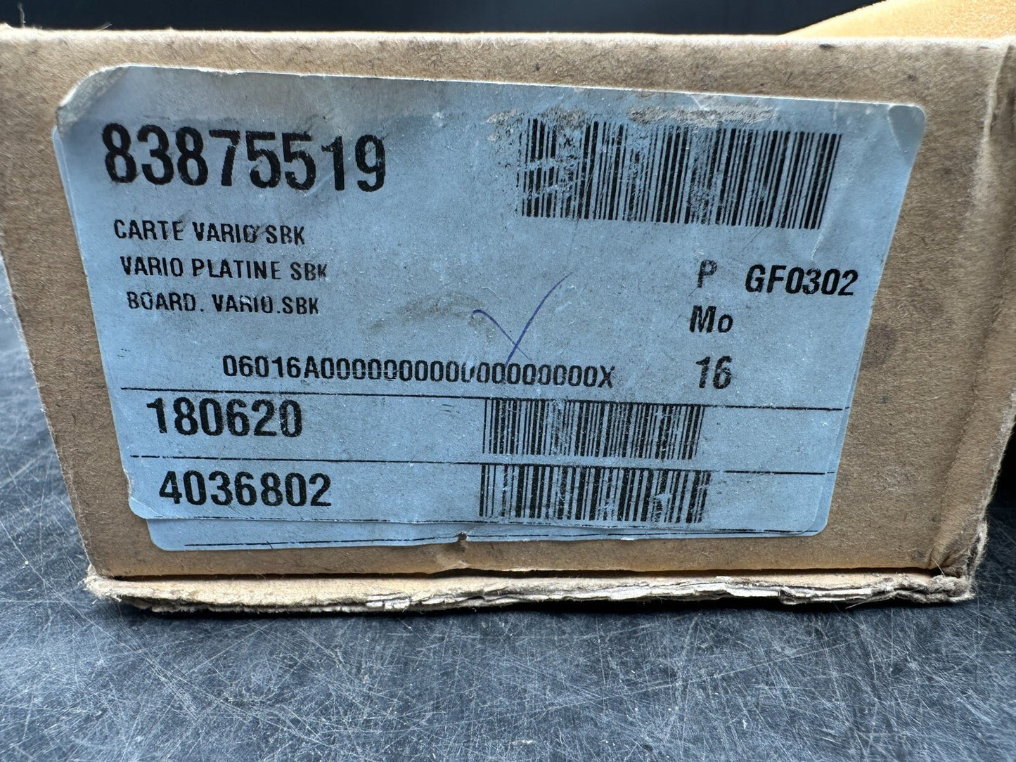 De Dietrich Carte vario testée + fixat SBK 14 - 18 K / DIEMATIC - M DELTA 83875519 - KLR Automation