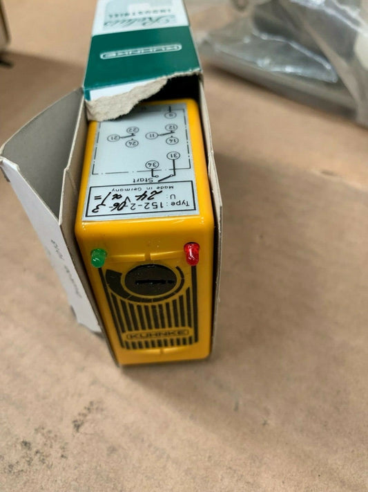 KUHNKE RELAY Relais 3K14 53578 152 - 2 - 06 - 3 - 24V AC/DC 1522063 - KLR Automation