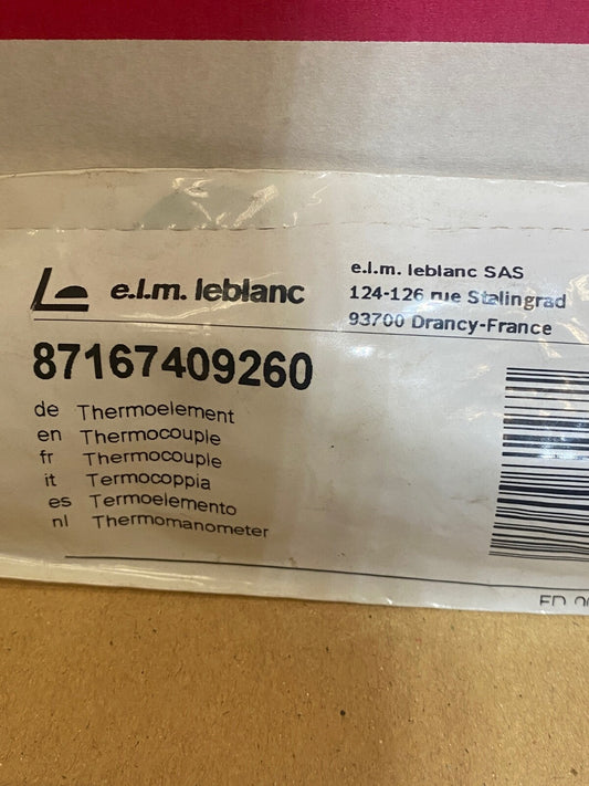1pc x thermocouple équipé GL5 V.1 87167409260 elm leblanc - KLR Automation