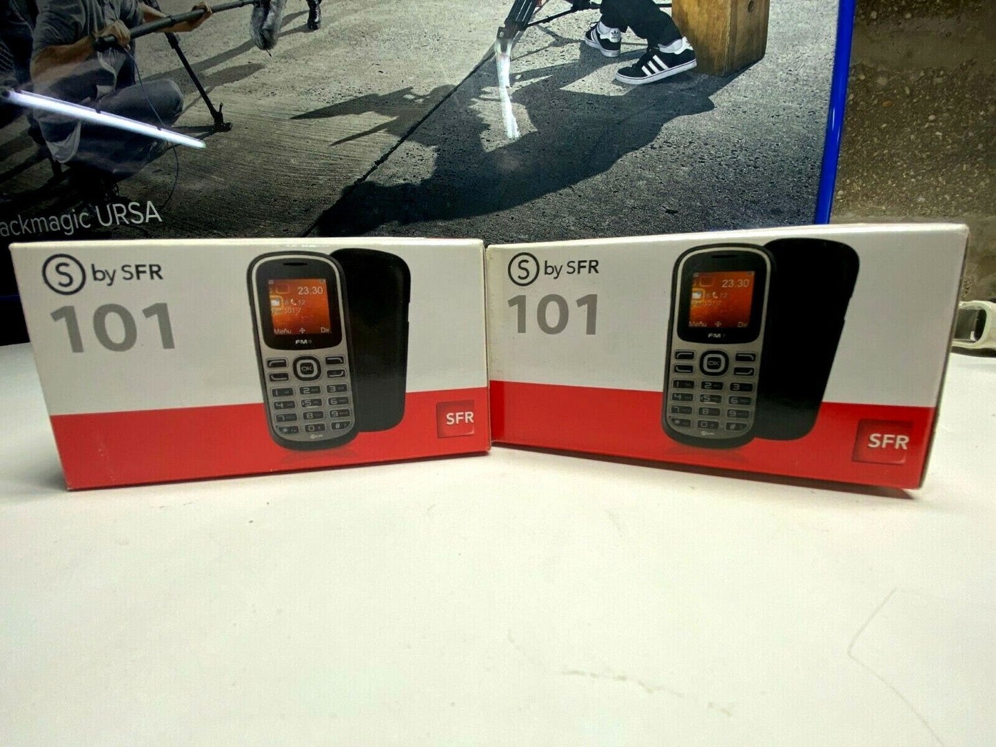 Lot de 2 pc x  Alcatel SFR 101 Senior Mobile Phone Old Stock Rare  Mobile Phone