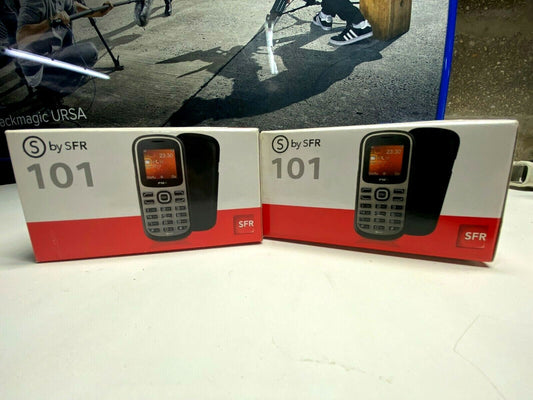 Lot de 2 pc x  Alcatel SFR 101 Senior Mobile Phone Old Stock Rare  Mobile Phone