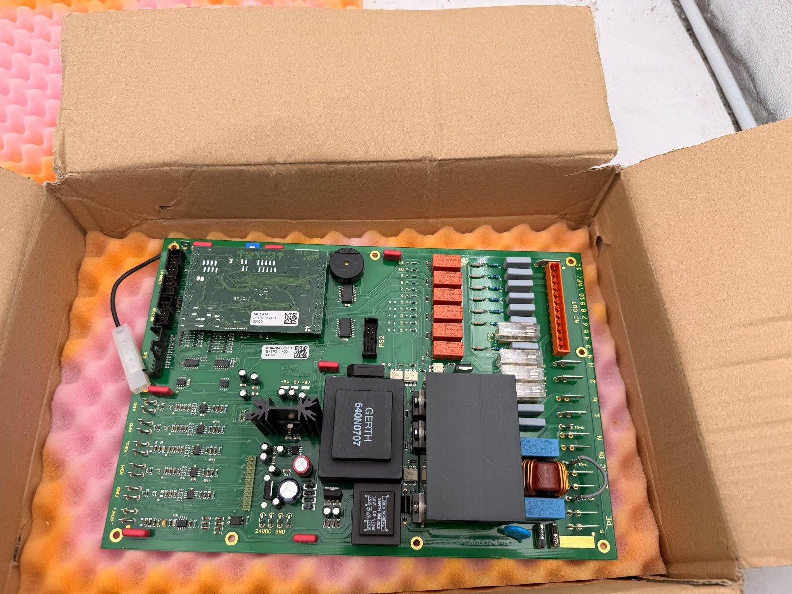MELAG Control Board BASP011 + CPUM011 ME23901 Carte électronique autoclave 24B+ - KLR Automation