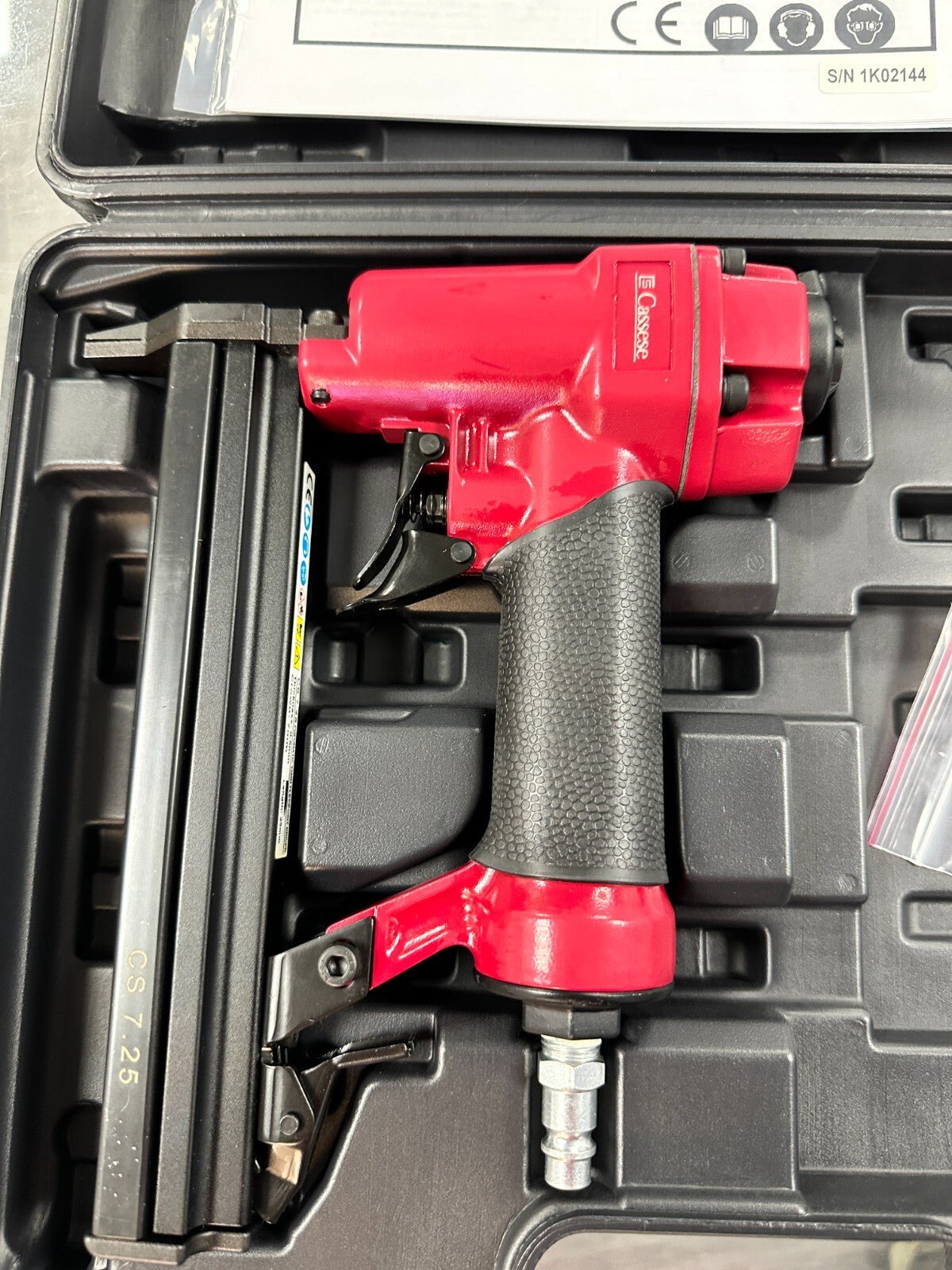 CASSESE CS725 Pneumatic FLEXIPOINT Flexigun Driver 7mm 25mm CS 7.25 Framing - KLR Automation