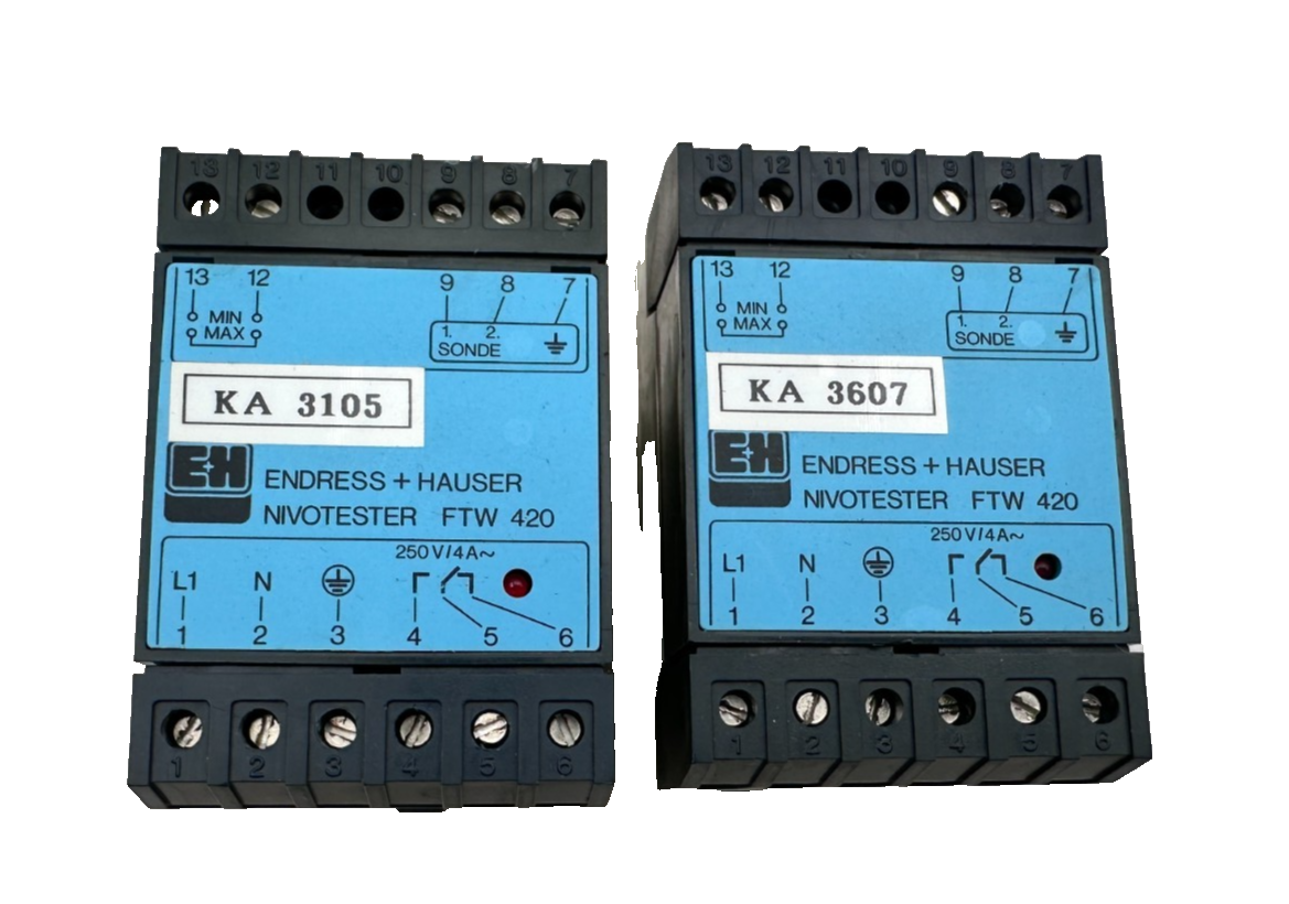 ENDRESS+HAUSER NIVOTESTER FTW 420 FTW 420-R0A0A 917077-0000 x2pc
