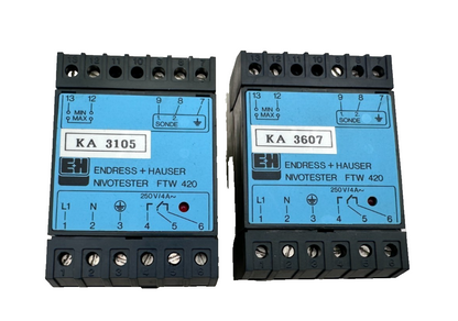 ENDRESS+HAUSER NIVOTESTER FTW 420 FTW 420-R0A0A 917077-0000 x2pc