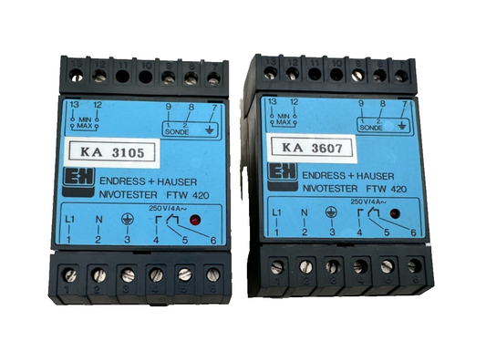 ENDRESS+HAUSER NIVOTESTER FTW 420 FTW 420-R0A0A 917077-0000 x2pc