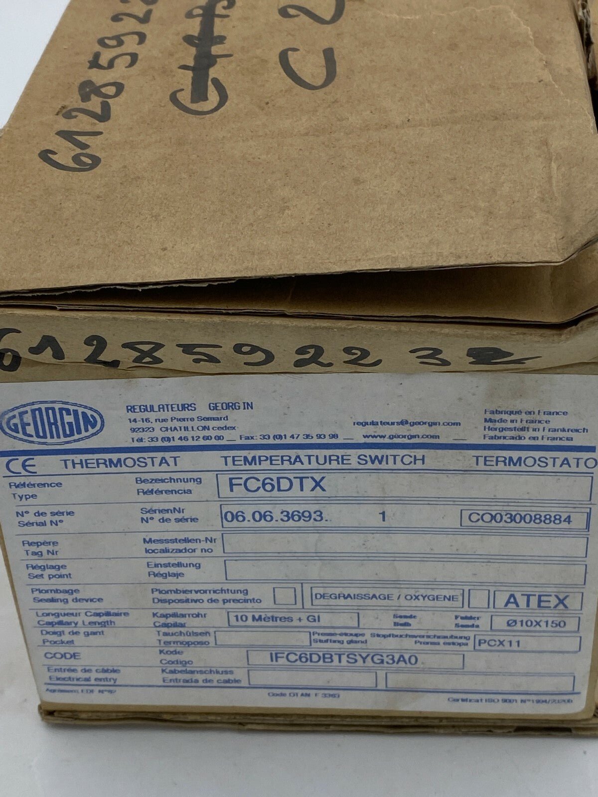 Regulateur GeorGin FC6DTX - KLR Automation