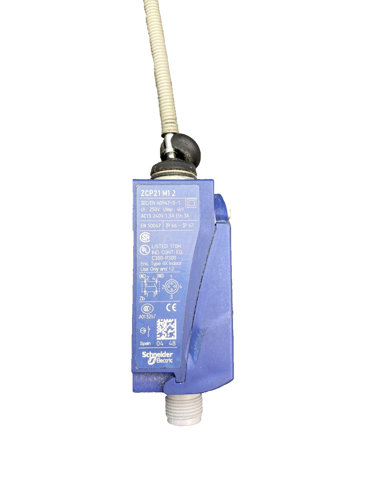 TELEMECANIQUE OSISWITCH ZCP21M12 LIMIT SWITCH