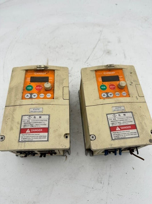 1pc x KASUGA KVFH204E TRANSISTOR INVERTER 3PH - 200V - 0.4Kw 97EAR52657MY1 - KLR Automation