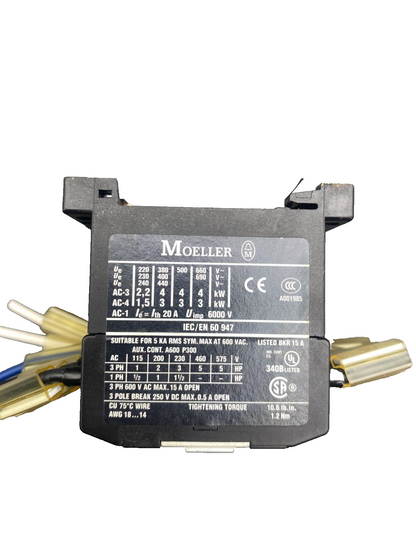 MOELLER DIL EM-01-G CONTACTEUR x2pc
