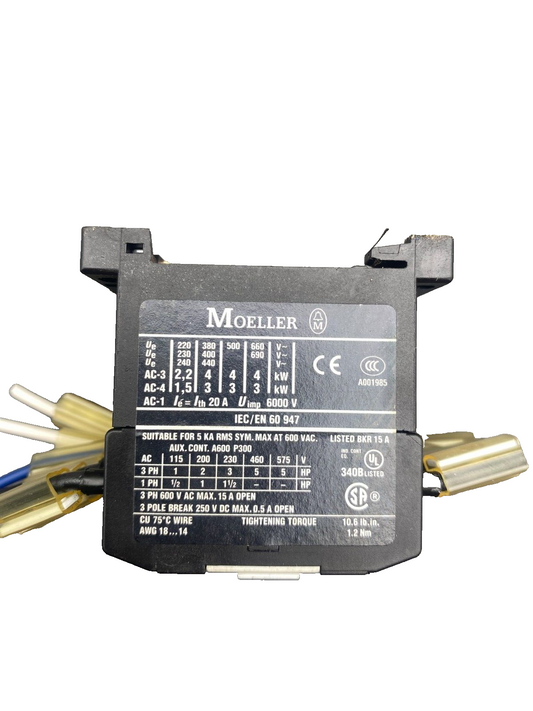 MOELLER DIL EM-01-G CONTACTEUR x2pc