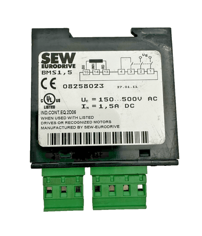 SEW EURODRIVE BMS1,5 08258023 + BME1,5 08257221 REDRESSEUR DE FREIN - KLR Automation