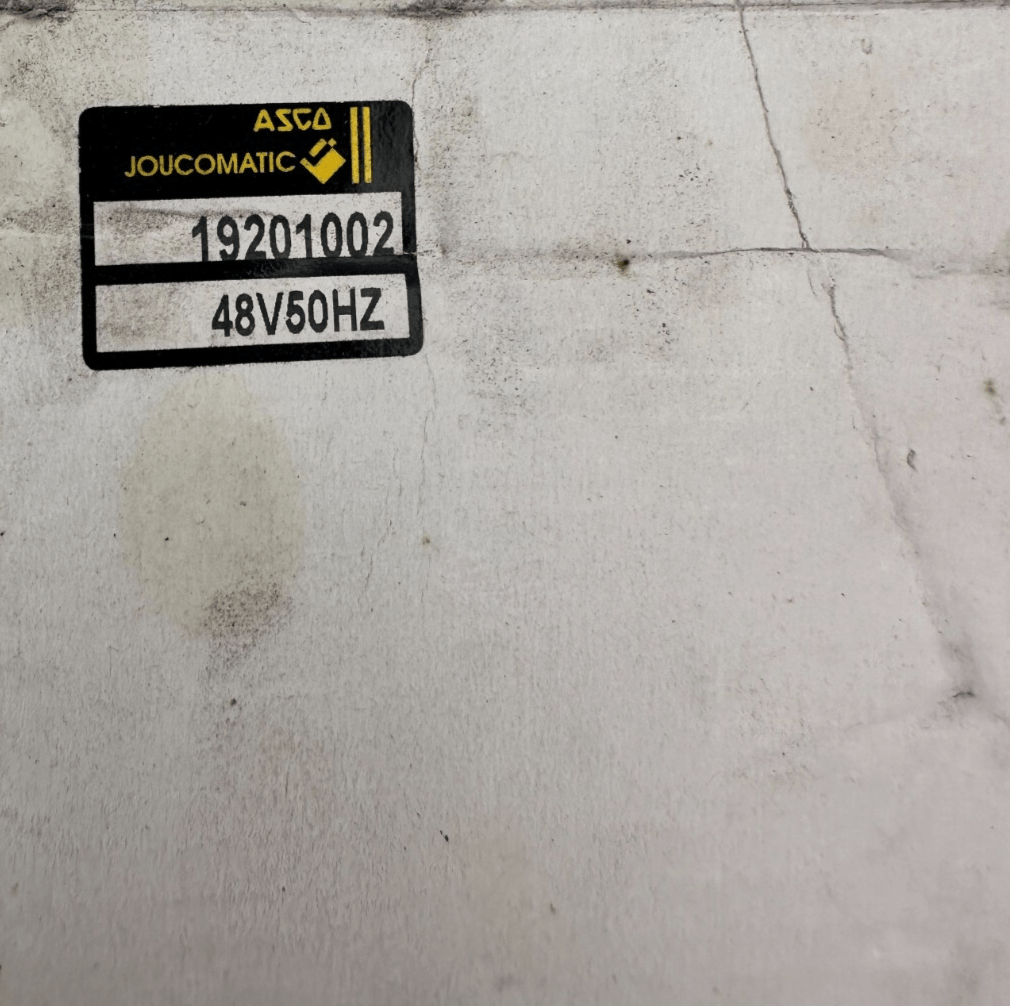 ASCO JOUCOMATIC 19201002 48V 50Hz SOLENOID VALVE 3/2 2.3 mm - KLR Automation
