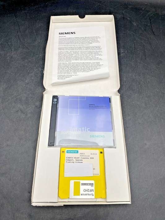 SIEMENS SOFTWARE SIMATIC WINCC FLEXIBLE 2005 SP1 COMPACT UPGRADE FOR 2004