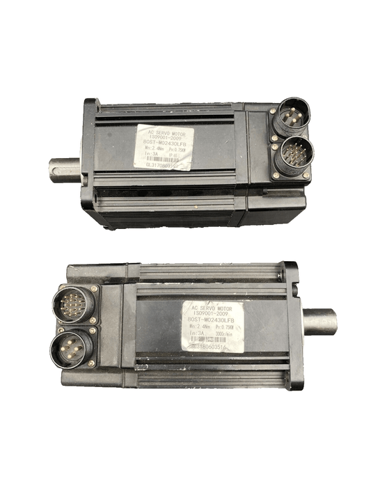 80ST - M02430LFB AC SERVO MOTOR 2.4Nm 0.75kW 3A 3000rpm x1pc - KLR Automation