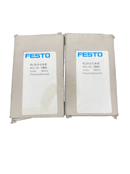FESTO VL/0 - 3 - 1/8 - B 7803 WD02 VANNE PNEUMATIQUE x1pc - KLR Automation
