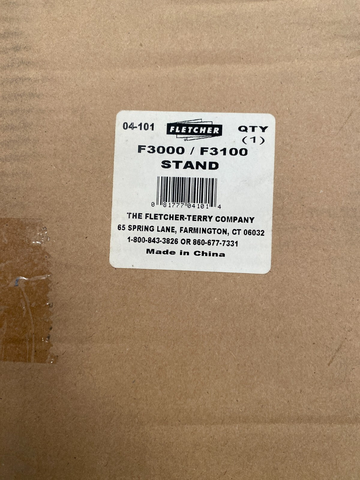 FLETCHER 04 - 101 MOUNTING STAND FOR F3000/F3100 x1pc - KLR Automation