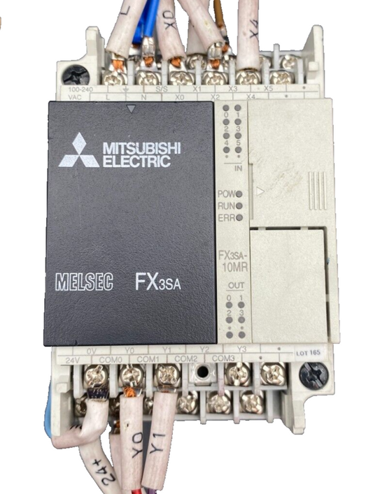 MITSUBISHI MELSEC FX3SA FX3SA-10MR-CM 100-200VAC 19W CONTROLEUR PROGRAMMABLE