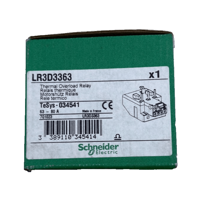 SCHNEIDER ELECTRIC RELAY TERMIQUE LRD3363 x1 - KLR Automation
