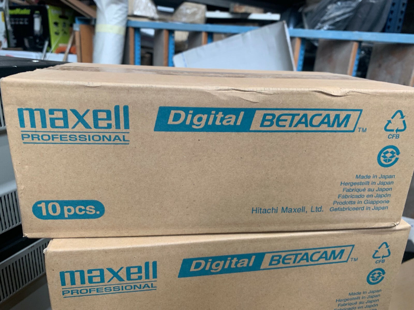 10 X Maxell  Digital BETACAM Tapes D22 B-D22