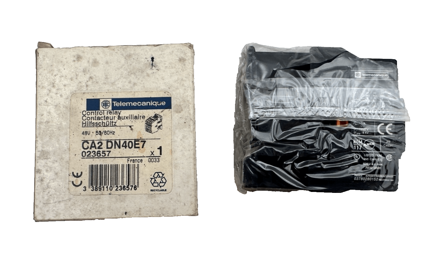 TELEMECANIQUE CA2DN40E7 CONTROL RELAY NEW OLD STOCK - KLR Automation