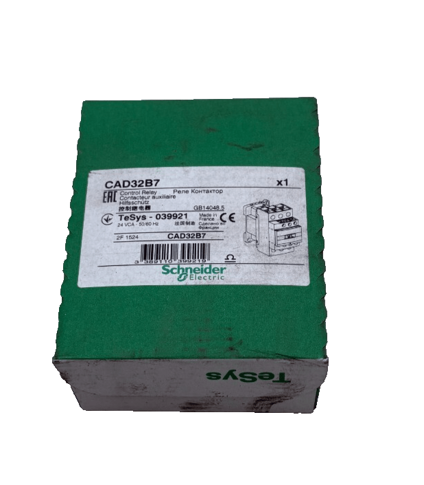 SCHNEIDER ELECTRIC CAD32B7 039921 CONTACTEUR AUXILIAIRE x1 - KLR Automation