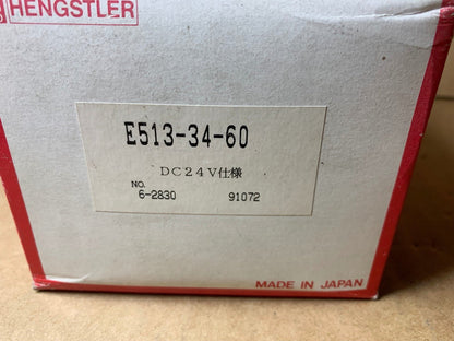 Hengstler H890 Counter E513 - 34 - 60 DC24 Preset 60mm suare K0802 A3397 - KLR Automation